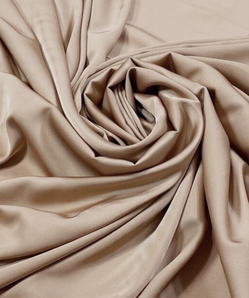 MC 148 13 - Satin premium imitație de mătase naturală cu elasticitate nude bej - Ambar Textile